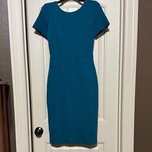 Boden Elegant Teal Midi Dress